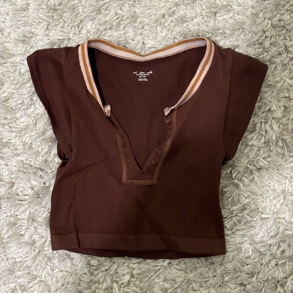 Out From Under Go for Gold crop top